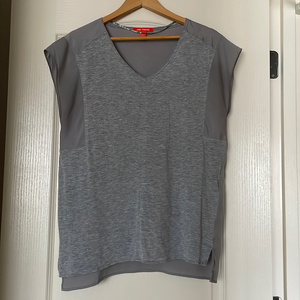 Joe Fresh Gray Blouse